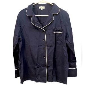 NWT ETTITUDE  BAMBOO LONG SLEEVE PJ SHIRT